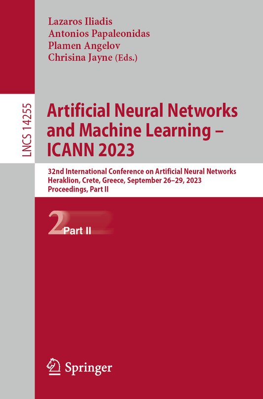 Front cover_Artificial Neural Networks and Machine Learning - ICANN 2023
