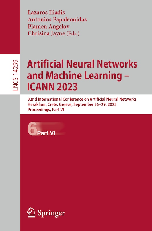 Couverture_Artificial Neural Networks and Machine Learning - ICANN 2023