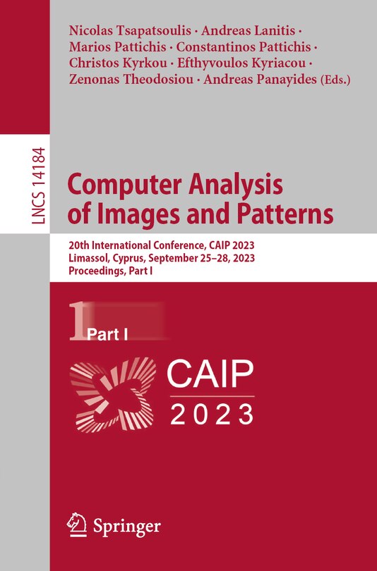 Couverture_Computer Analysis of Images and Patterns