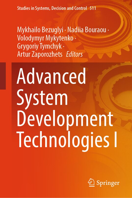 Front cover_Advanced System Development Technologies I