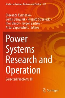 Front cover_Power Systems Research and Operation