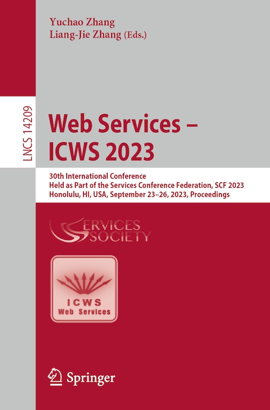 Front cover_Web Services - Icws 2023