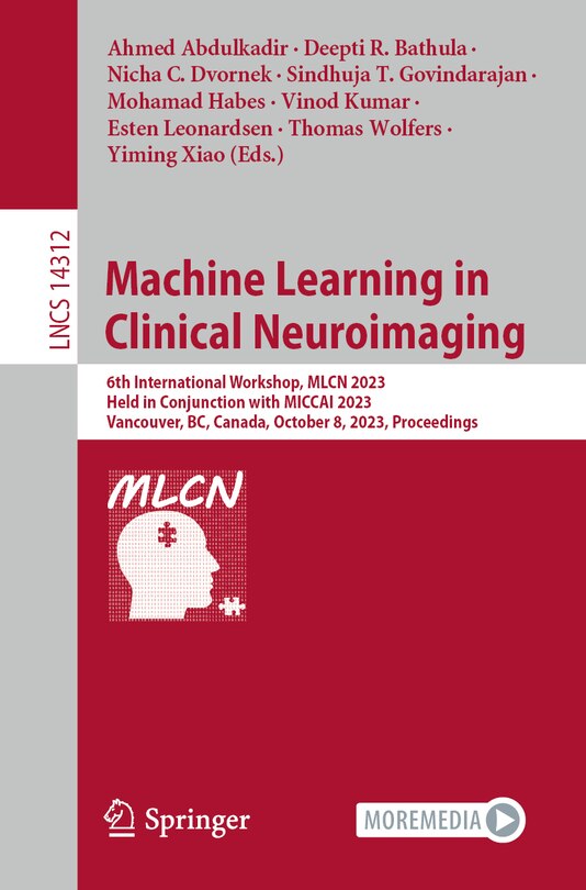 Couverture_Machine Learning in Clinical Neuroimaging