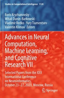 Front cover_Advances in Neural Computation, Machine Learning, and Cognitive Research VII