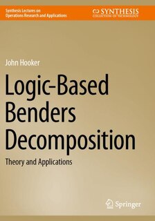 Front cover_Logic-Based Benders Decomposition