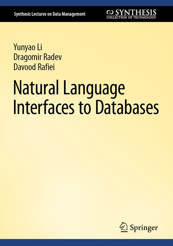 Couverture_Natural Language Interfaces to Databases