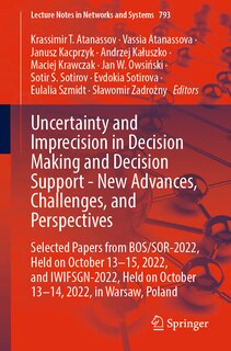 Front cover_Uncertainty and Imprecision in Decision Making and Decision Support - New Advances, Challenges, and Perspectives