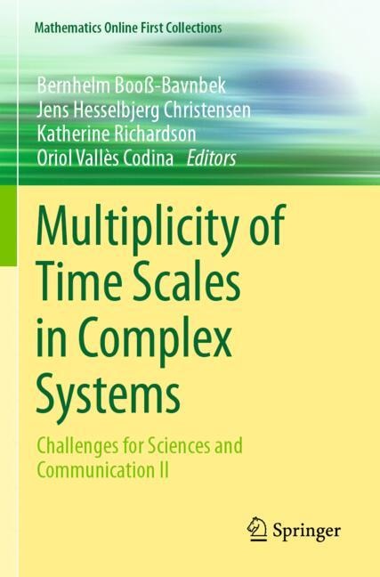 Front cover_Multiplicity of Time Scales in Complex Systems