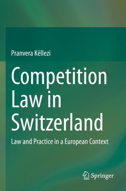 Front cover_Competition Law in Switzerland