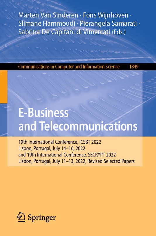 Front cover_E-Business and Telecommunications