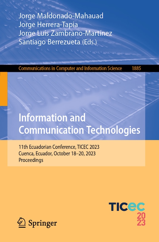 Front cover_Information and Communication Technologies
