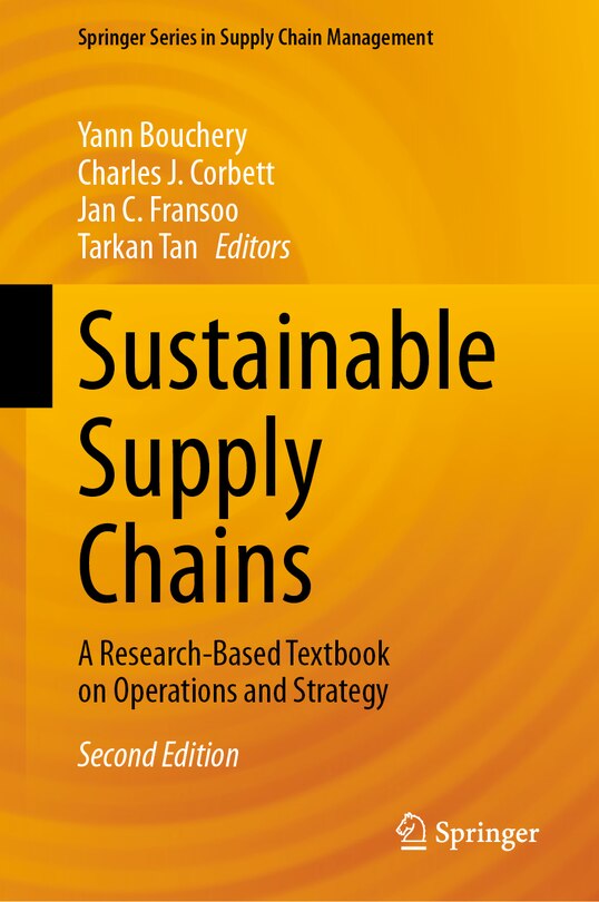 Front cover_Sustainable Supply Chains