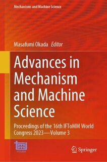 Front cover_Advances in Mechanism and Machine Science