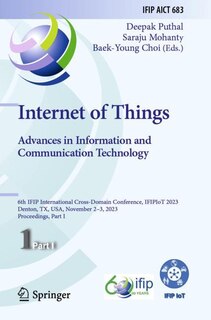 Couverture_Internet of Things. Advances in Information and Communication Technology