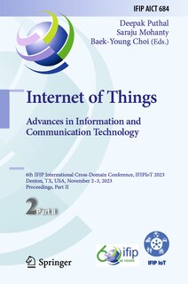 Couverture_Internet of Things. Advances in Information and Communication Technology