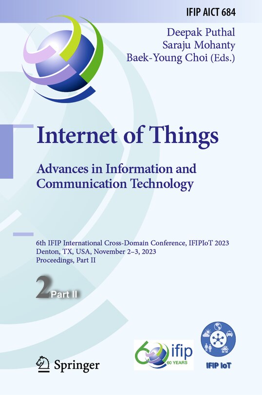 Couverture_Internet of Things. Advances in Information and Communication Technology