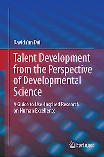 Couverture_Talent Development from the Perspective of Developmental Science