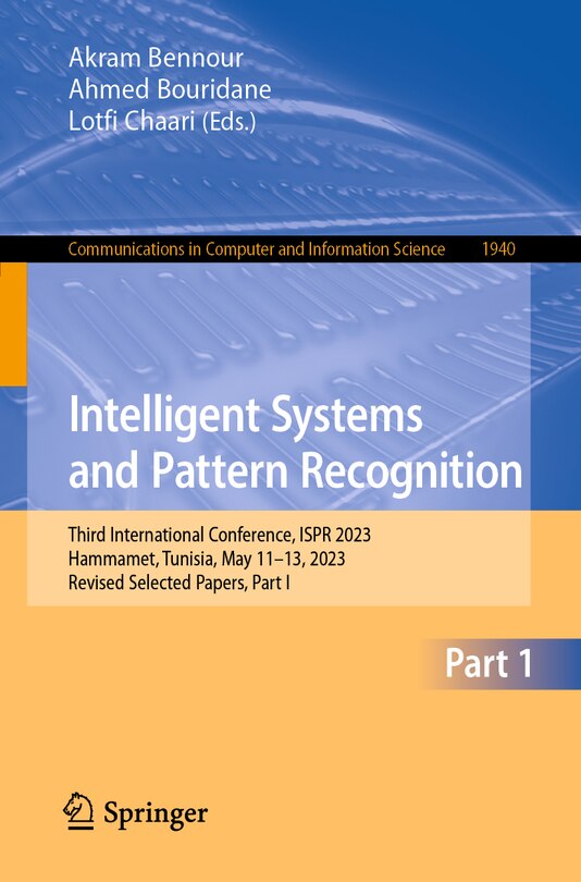 Front cover_Intelligent Systems and Pattern Recognition