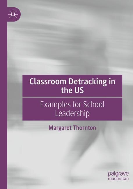 Front cover_Classroom Detracking in the US