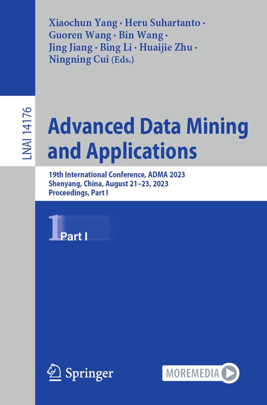 Front cover_Advanced Data Mining and Applications