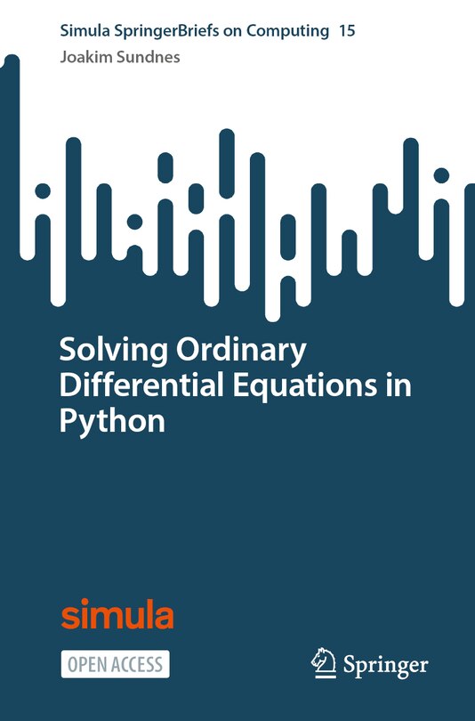 Front cover_Solving Ordinary Differential Equations in Python