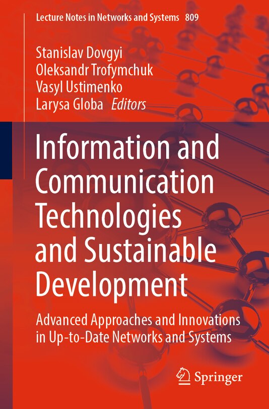 Front cover_Information and Communication Technologies and Sustainable Development