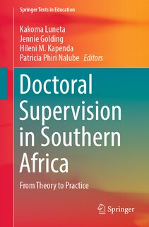 Couverture_Doctoral Supervision in Southern Africa