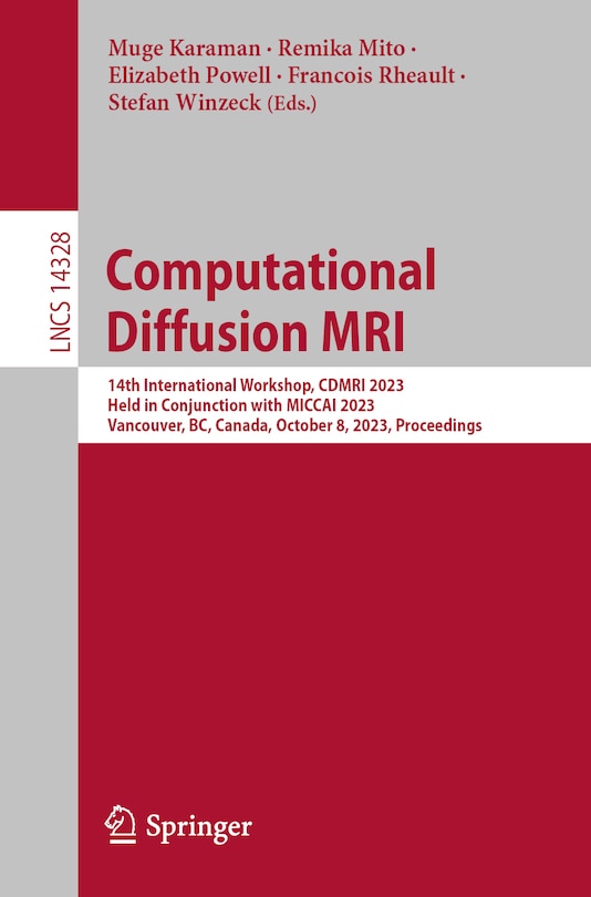 Front cover_Computational Diffusion MRI