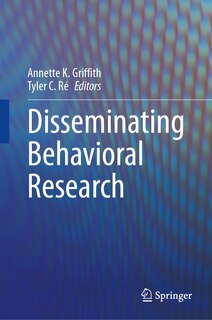 Front cover_Disseminating Behavioral Research