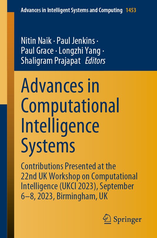 Front cover_Advances in Computational Intelligence Systems
