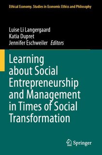 Couverture_Learning about Social Entrepreneurship and Management in Times of Social Transformation