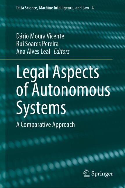 Couverture_Legal Aspects of Autonomous Systems