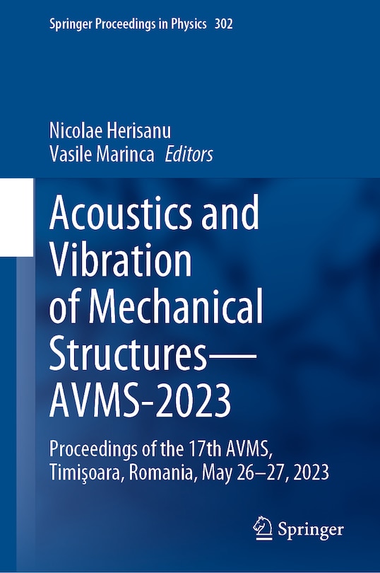 Couverture_Acoustics and Vibration of Mechanical Structures-AVMS-2023