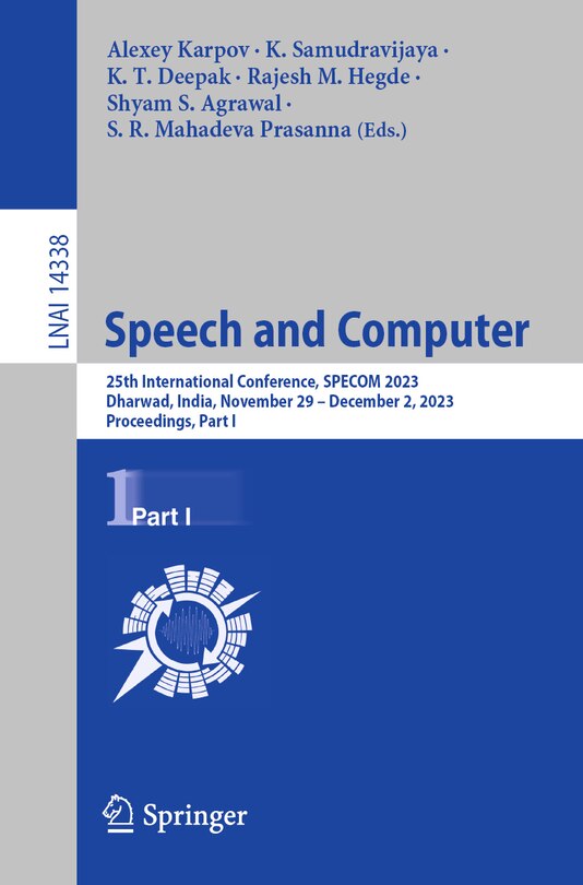 Couverture_Speech and Computer