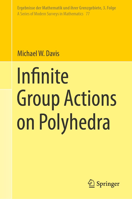 Couverture_Infinite Group Actions on Polyhedra