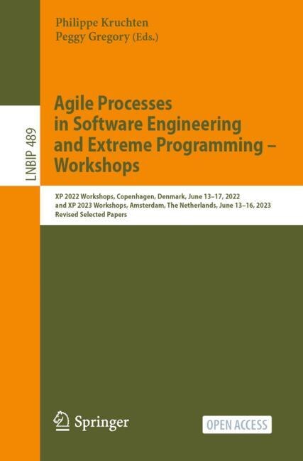 Front cover_Agile Processes in Software Engineering and Extreme Programming - Workshops