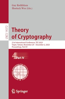 Front cover_Theory of Cryptography