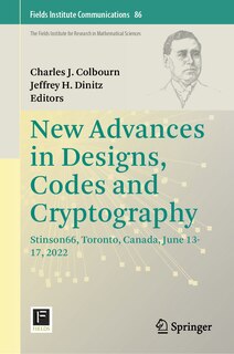 Front cover_New Advances in Designs, Codes and Cryptography