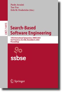 Front cover_Search-Based Software Engineering
