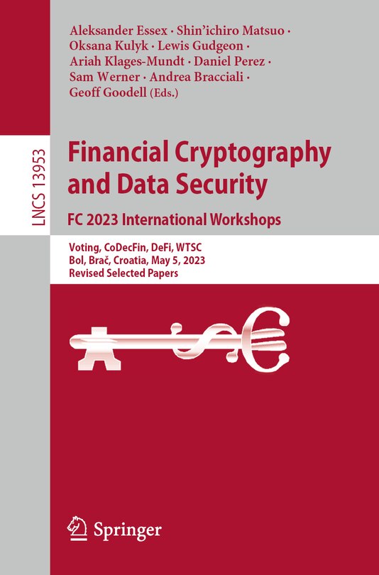 Couverture_Financial Cryptography and Data Security. FC 2023 International Workshops