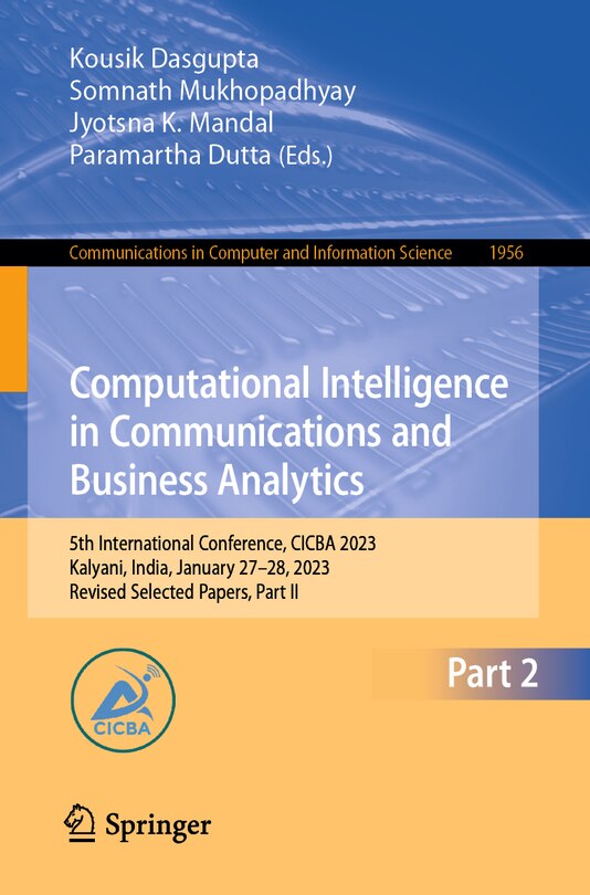 Front cover_Computational Intelligence in Communications and Business Analytics