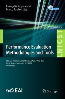 Front cover_Performance Evaluation Methodologies and Tools