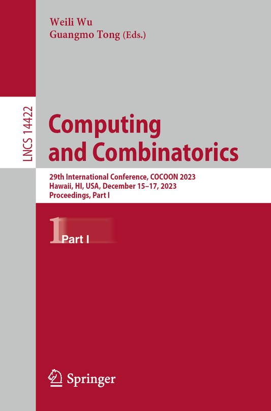 Couverture_Computing and Combinatorics