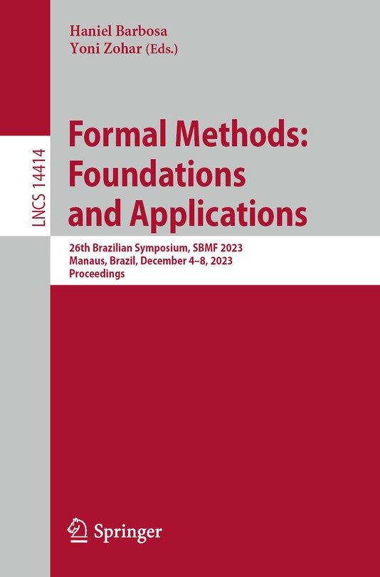 Front cover_Formal Methods