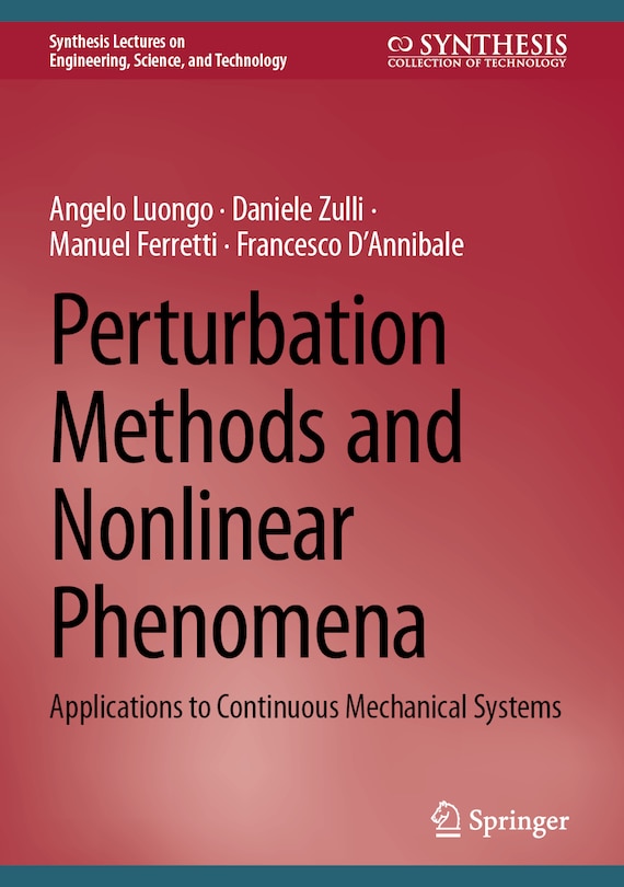 Front cover_Perturbation Methods and Nonlinear Phenomena