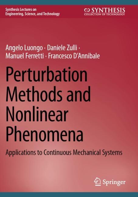 Couverture_Perturbation Methods and Nonlinear Phenomena