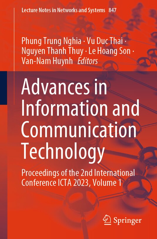 Front cover_Advances in Information and Communication Technology