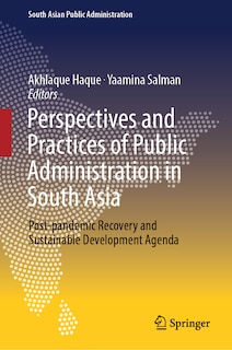 Couverture_Perspectives and Practices of Public Administration in South Asia