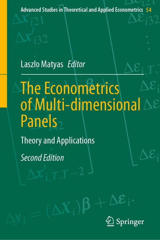 Front cover_The Econometrics of Multi-dimensional Panels