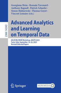 Front cover_Advanced Analytics and Learning on Temporal Data